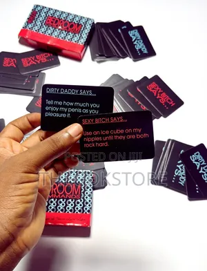 Bedroom Commands Game Cards for Couples