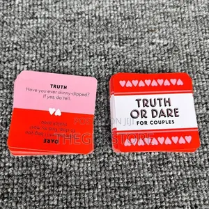Truth or Dare Game Cards for Couples