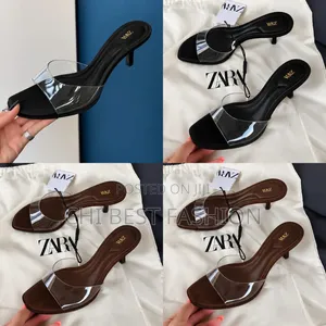 Zara Transparent Heels for Ladies and Women