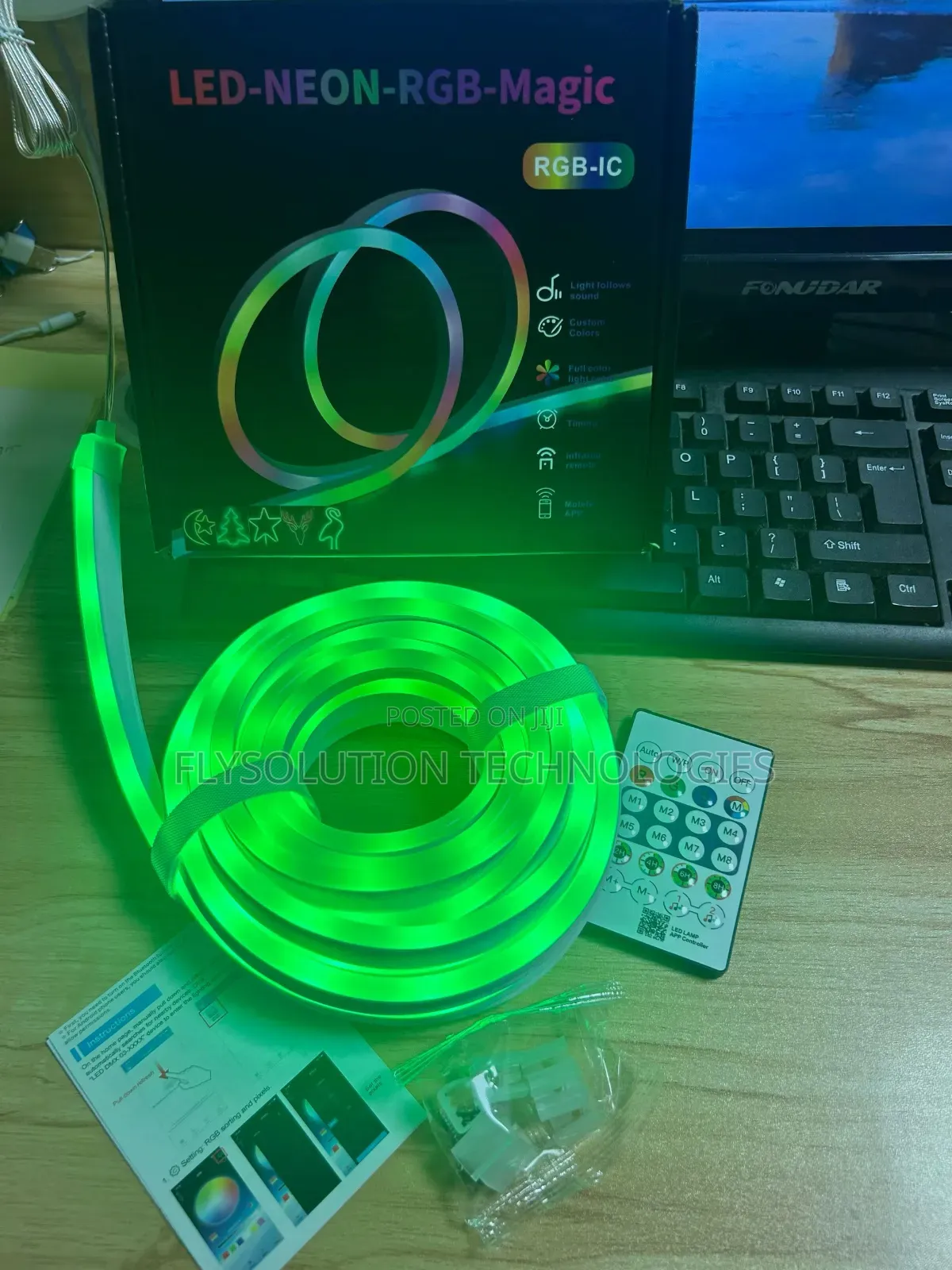 LED-Neon-RGB-Magic Strip Light With Remote App Control