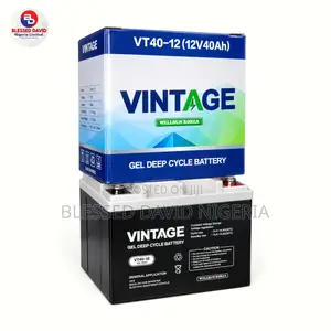 Vintage 12V 40Ah Deep Cycle Gel Battery VT40-12
