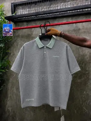 Men’s Supreme Contrast-Collar