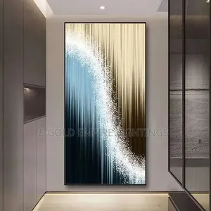 Luxury LED Backlit Wall Art – Modern Abstract Decorative Light