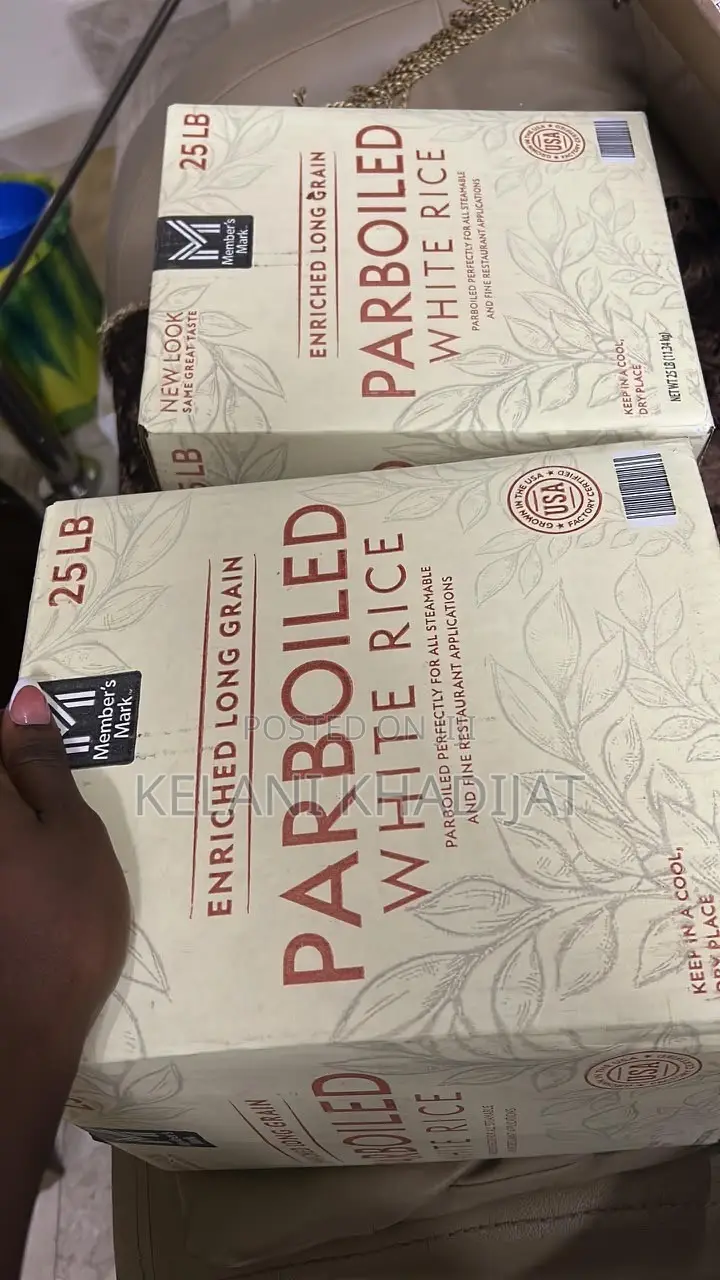 25LB Parboiled Rice- Imported USA