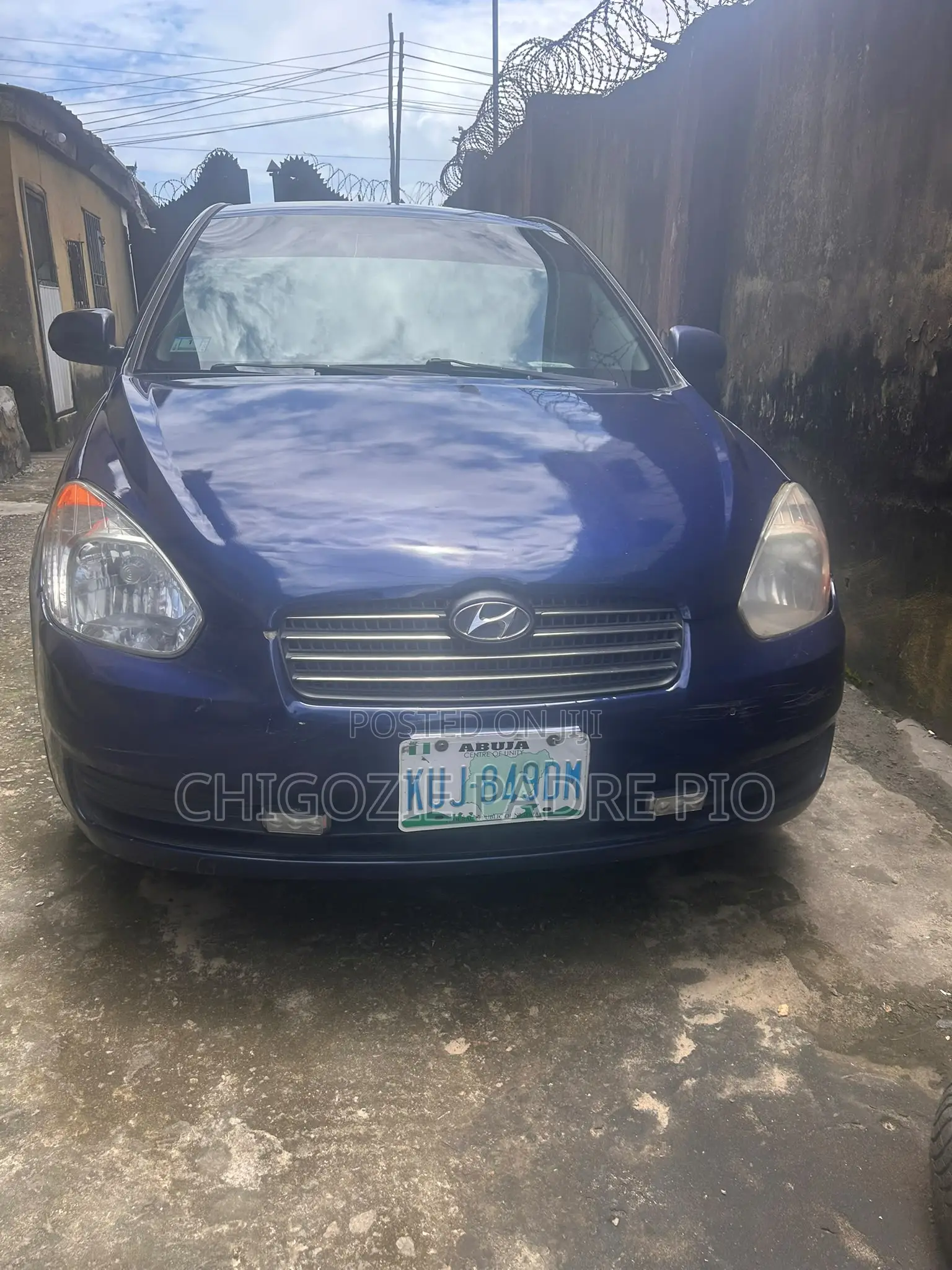 Hyundai Accent 2009 Blue