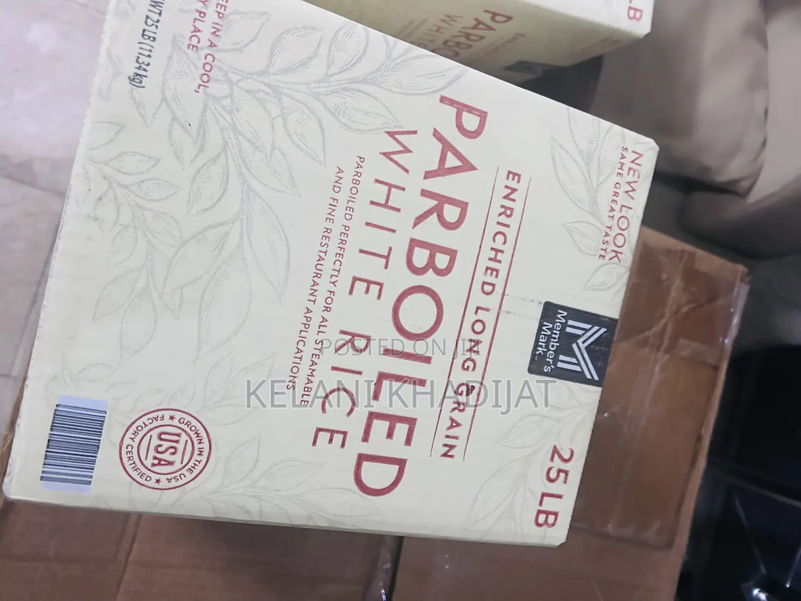 25LB Parboiled Rice- Imported USA