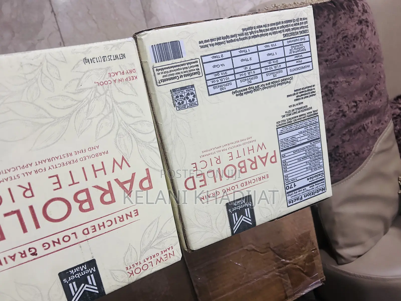 25LB Parboiled Rice- Imported USA