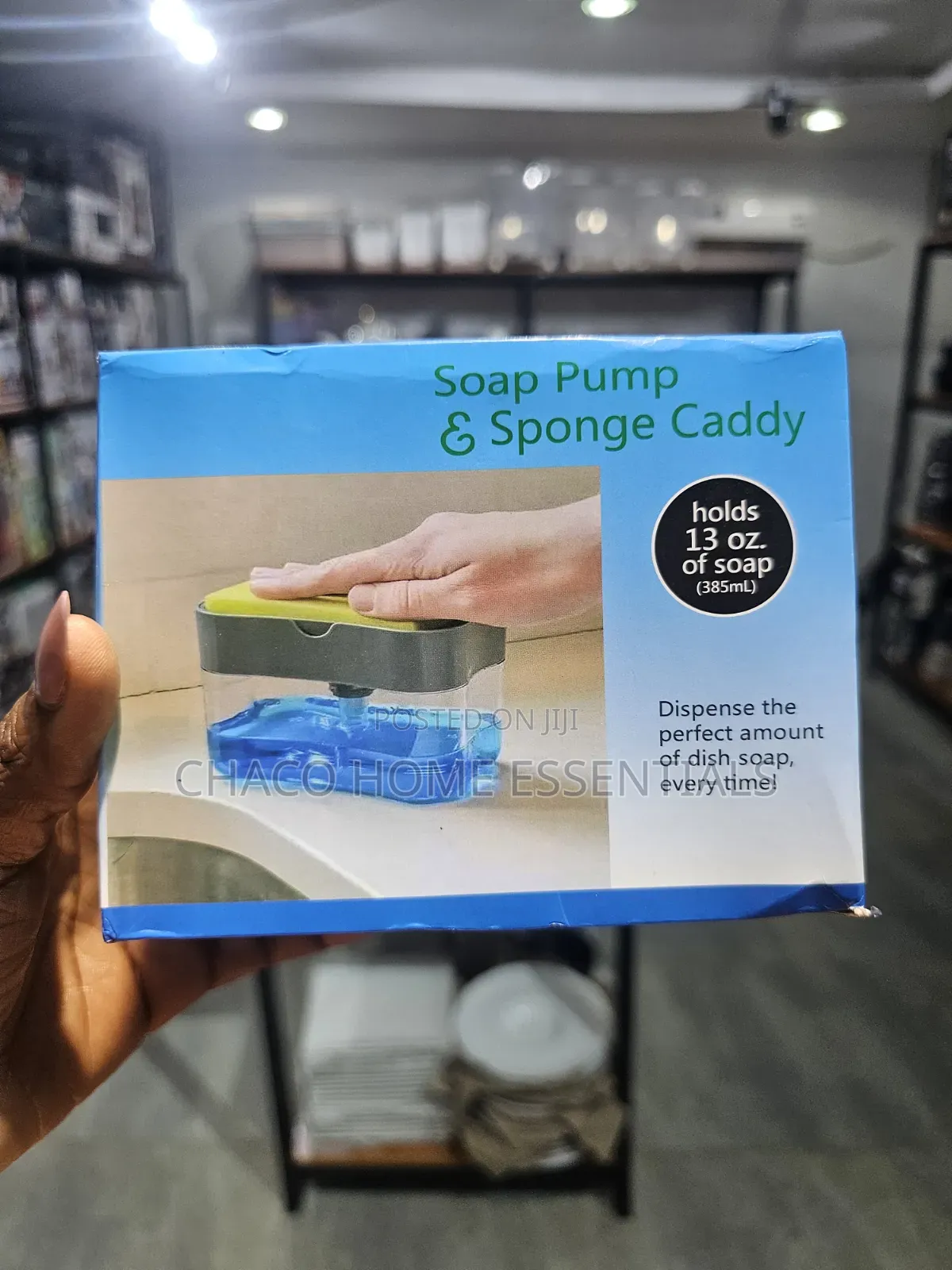 2-in-1 Kitchen Soap Pump Sponge Dispenser