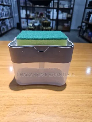 2-in-1 Kitchen Soap Pump Sponge Dispenser