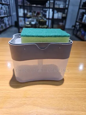 2-in-1 Kitchen Soap Pump Sponge Dispenser