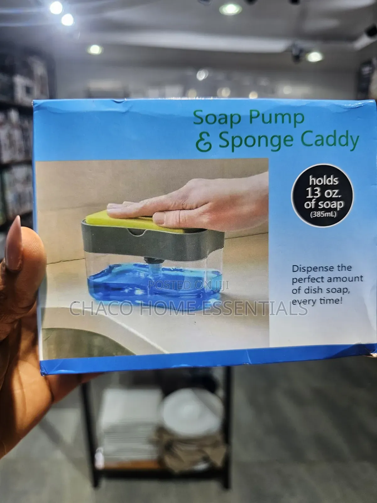 2-in-1 Kitchen Soap Pump Sponge Dispenser
