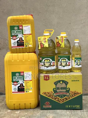 De-Vino Refined Soya Bean Oil | 1L, 3L, 5L, 10L 25L
