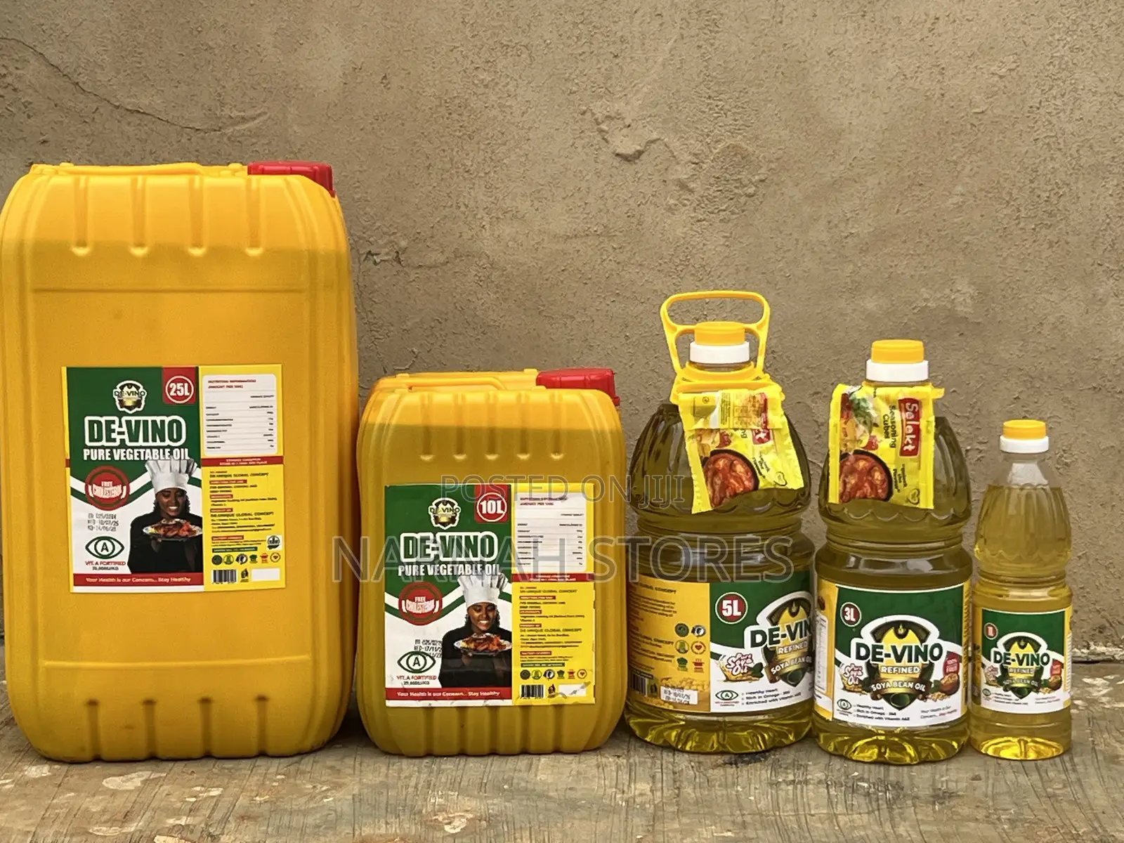 De-Vino Refined Soya Bean Oil | 1L, 3L, 5L, 10L 25L