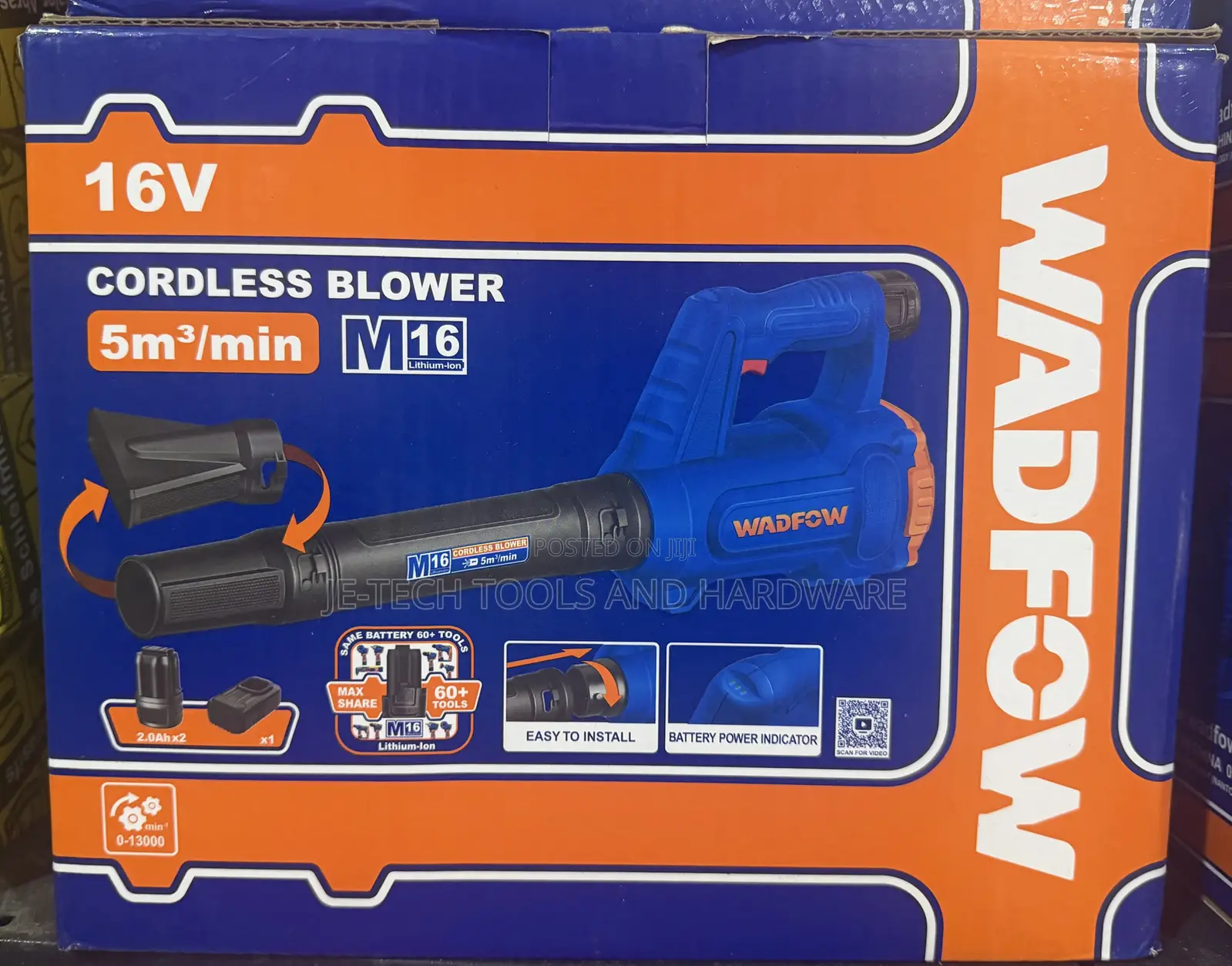 Wadfow 16V Cordless Blower