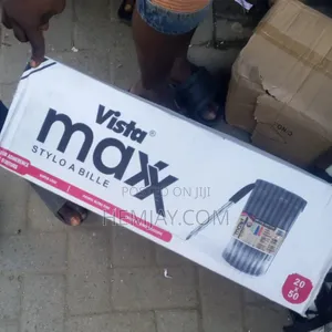 Carton Vista maX Black Biro. (Available in Blue and Red) - 20pack