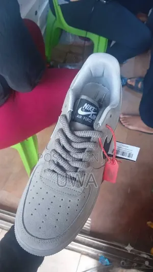 Premium Canvas Nike Air Force 1 Sneakers With Thick Rope Laces