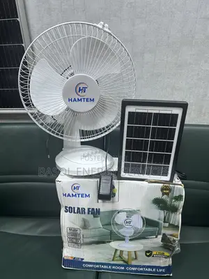 Solar Rechargeable Table Fan