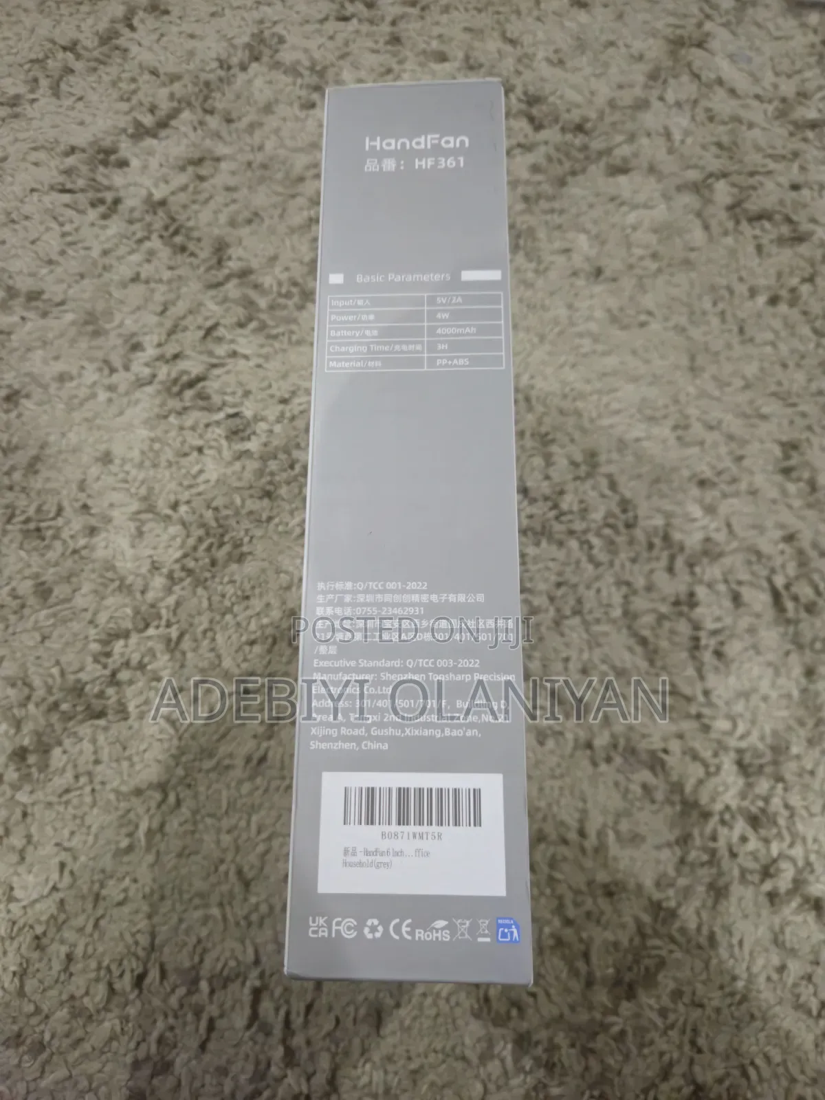 Brand New Hand Fan HF361