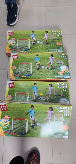 Portable Foldable Soccer Set Goal Post