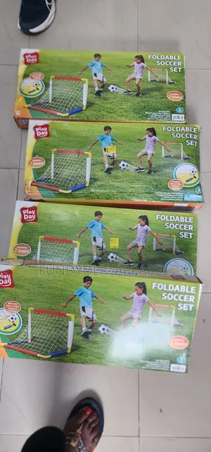Portable Foldable Soccer Set Goal Post