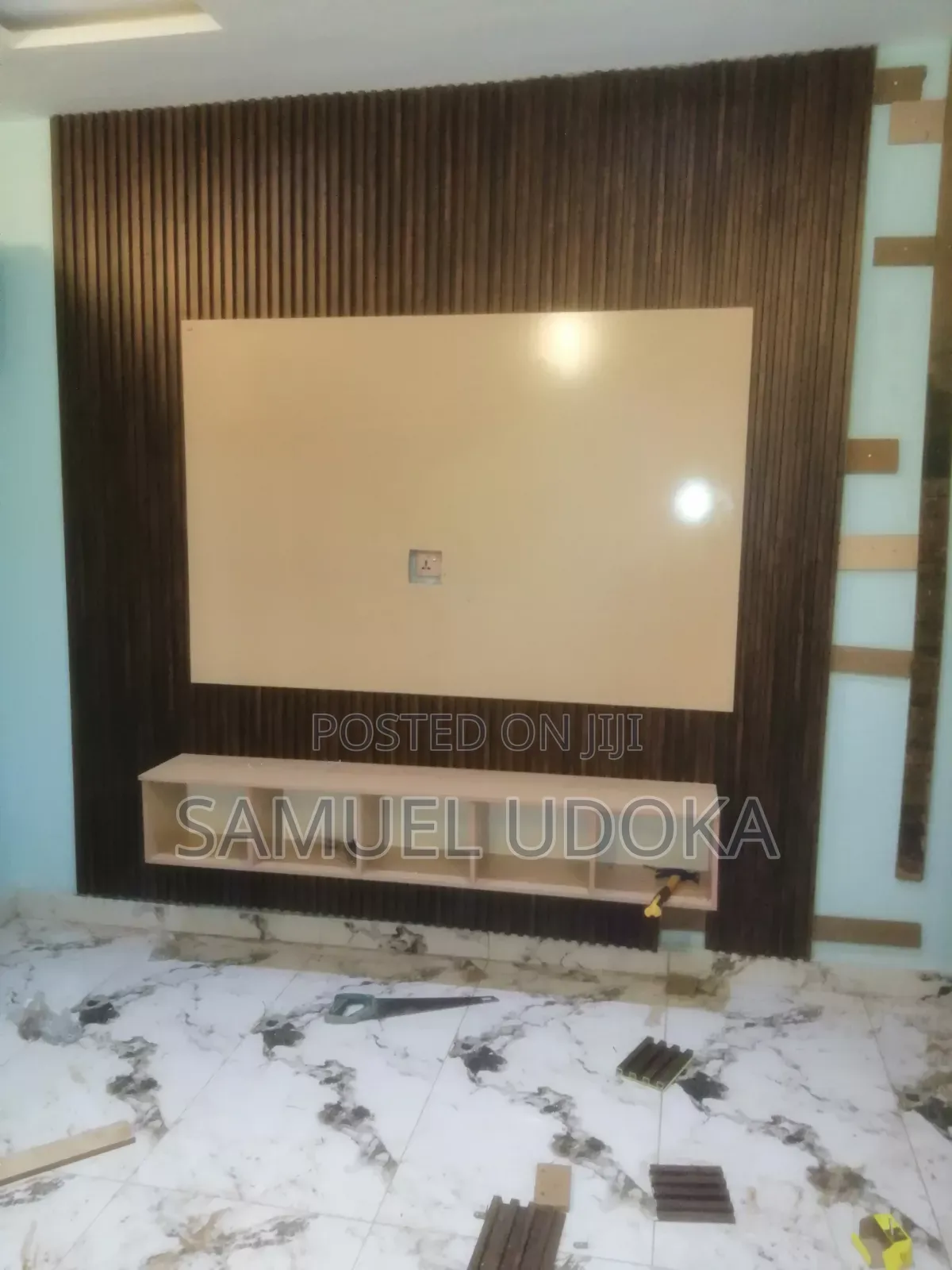 TV Console Wall Panel Decoration