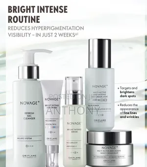 Original Swedish Oriflame Novage Bright Sublime Set