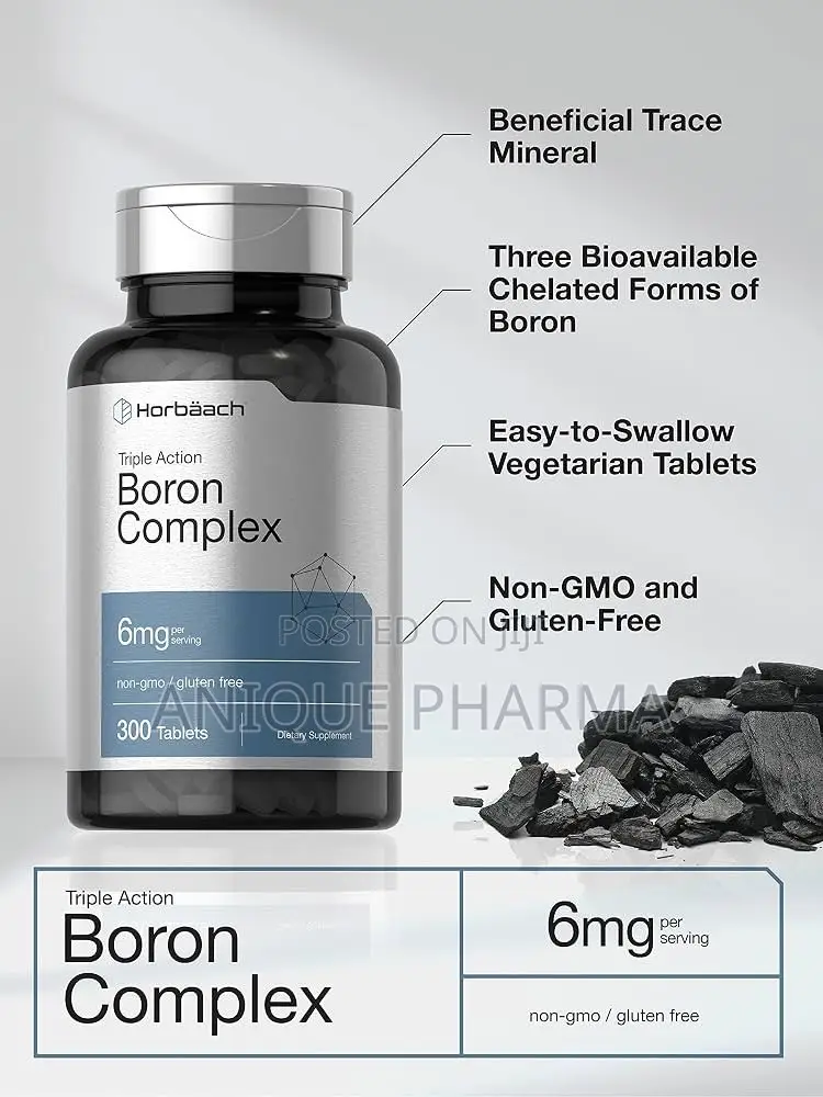 Triple Action Boron Complex 6mg X 300 Tablets