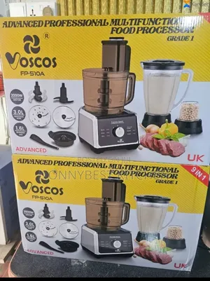 Voscos 9-in-1 Food Processor – Fp-510a | Grade 1 Uk
