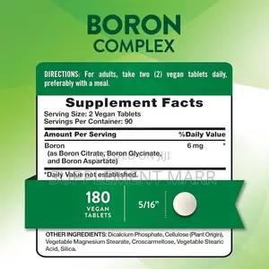 Triple Action Boron Complex 6mg X 180 Tablets
