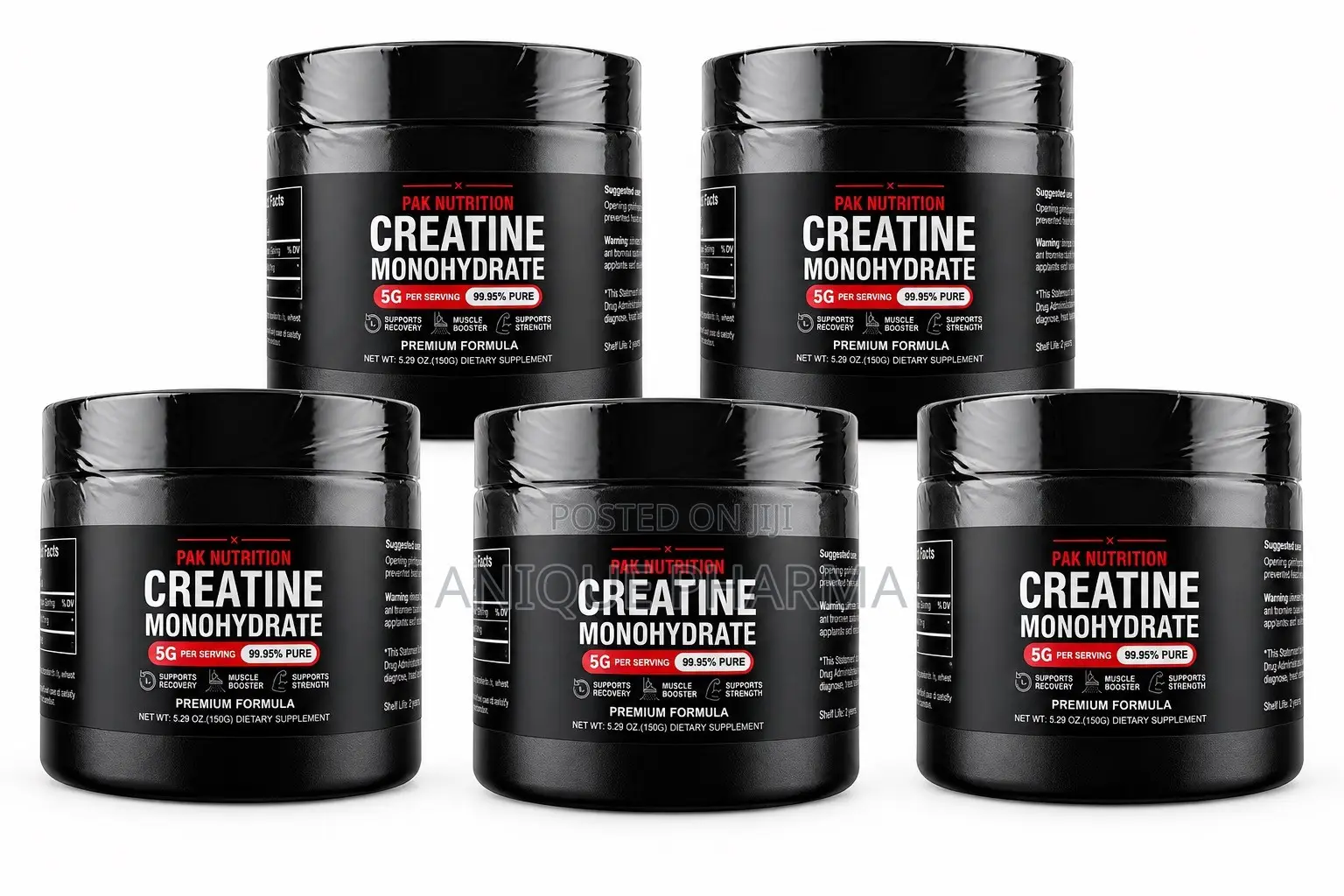 Creatine Powder 150G (Pack of 5)