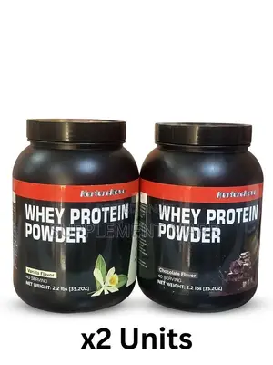 Whey Protein Powder 1kg – Vanilla Chocolate Flavor (Pack of 2)