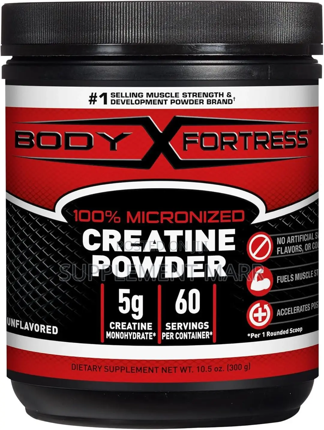 100% Micronised Creatine Monohydrate 300G - 60 Servings