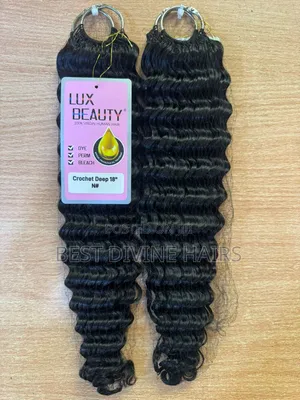 18" Inches Miracle Knot Extension, Human Hair in Deep Wave