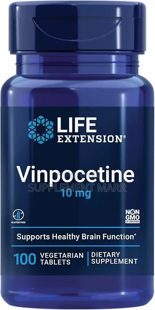 Vinpocetine Periwinkle Extract 100 Tablets Concentration Memory