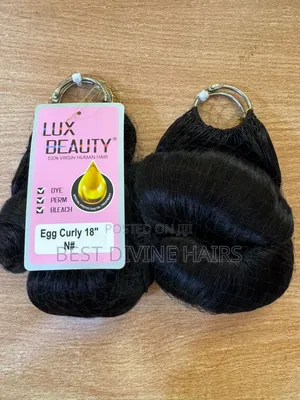 Miracle Knot Crotchet Extension in Egg Curls Human Hair
