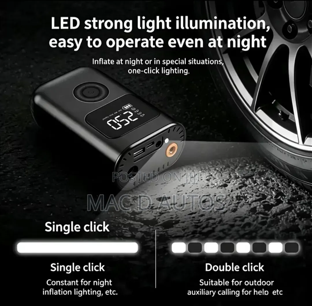 Mobile Tyre Pressure Pump