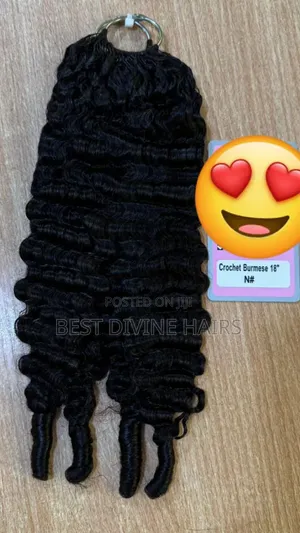 18inches Miracle Knots Crotchet Extension in Burmese Curls