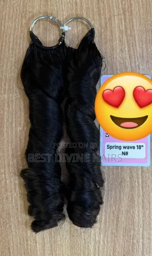 Miracle Knots Crotchet Extension in Spring Curls Human Hair