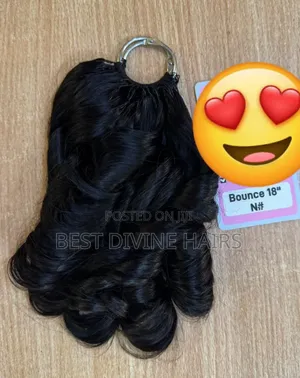 18" Inches Miracle Knots Crotchet Extension in Bounce, Human Hair