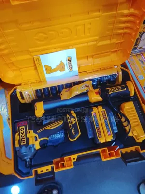 Ingco 20V Cordless Impact Wrench Combo Kit,