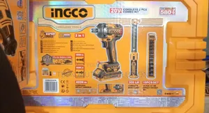 Ingco 20V Cordless Impact Wrench Combo Kit,