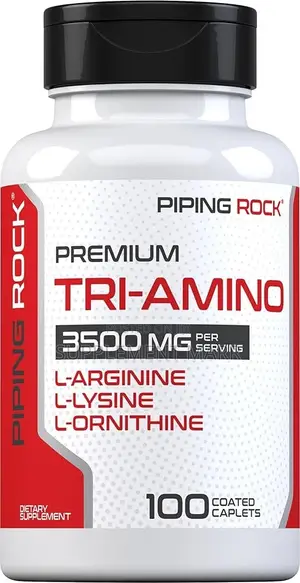Tri Amino Complex – L-Lysine, L-Arginine, L-Ornithine X 100 Caplets