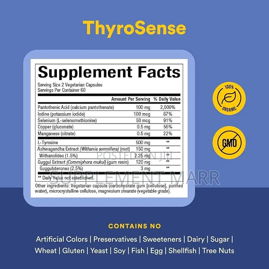 Thyrosense Thyroid Formula for Healthy Thyroid Function X60