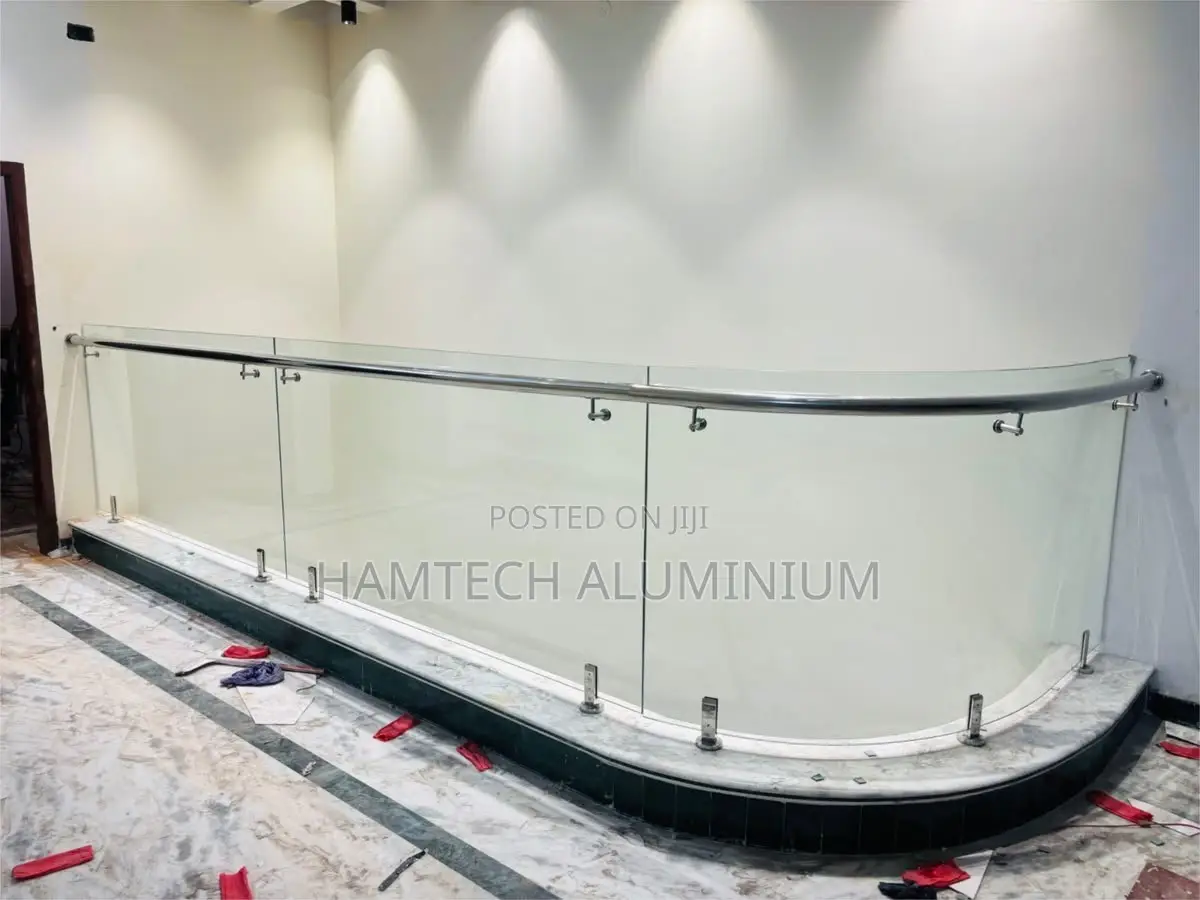 Spiral Balcony Glass Handrail