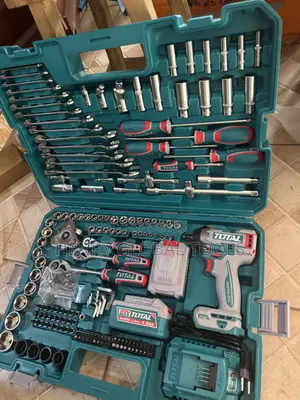 TOTAL 151PCS Complete Professional Tool Kit – 20V Brushless Impact
