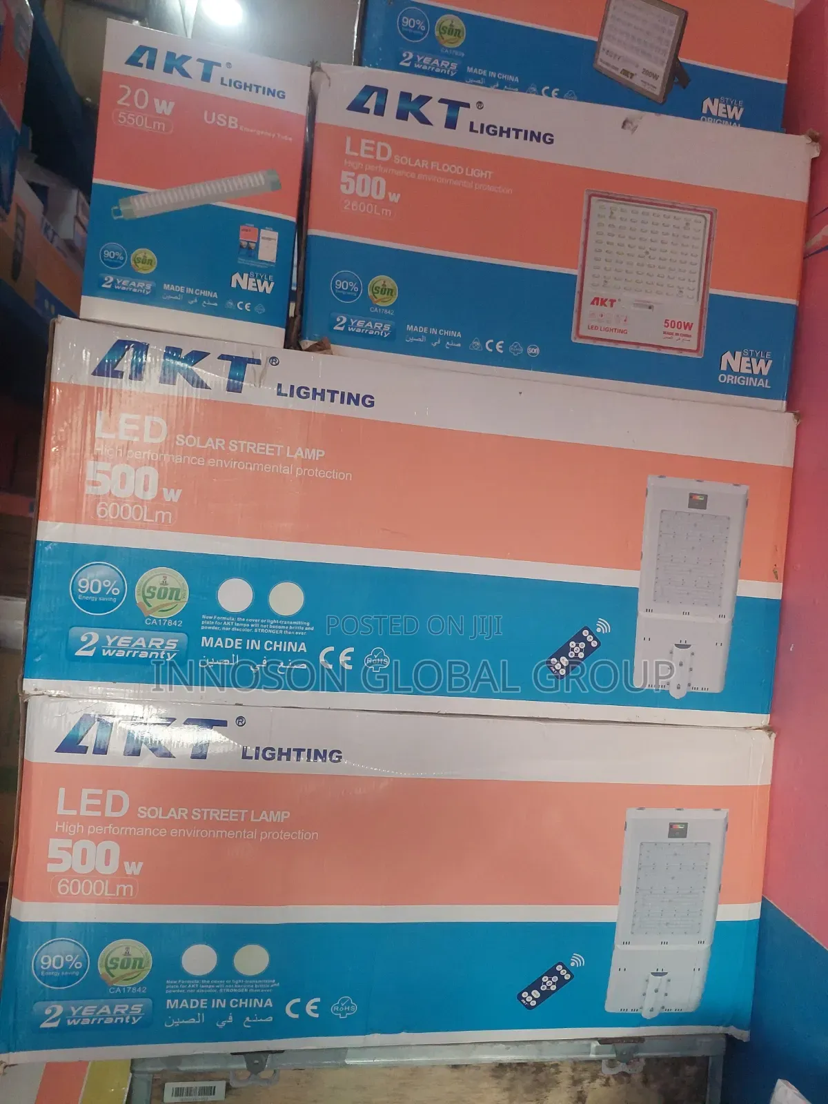 500w Akt Solar Street Lights