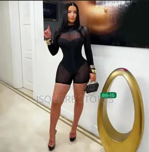 Hose Material Plain Suit Available in Black Only Free Size