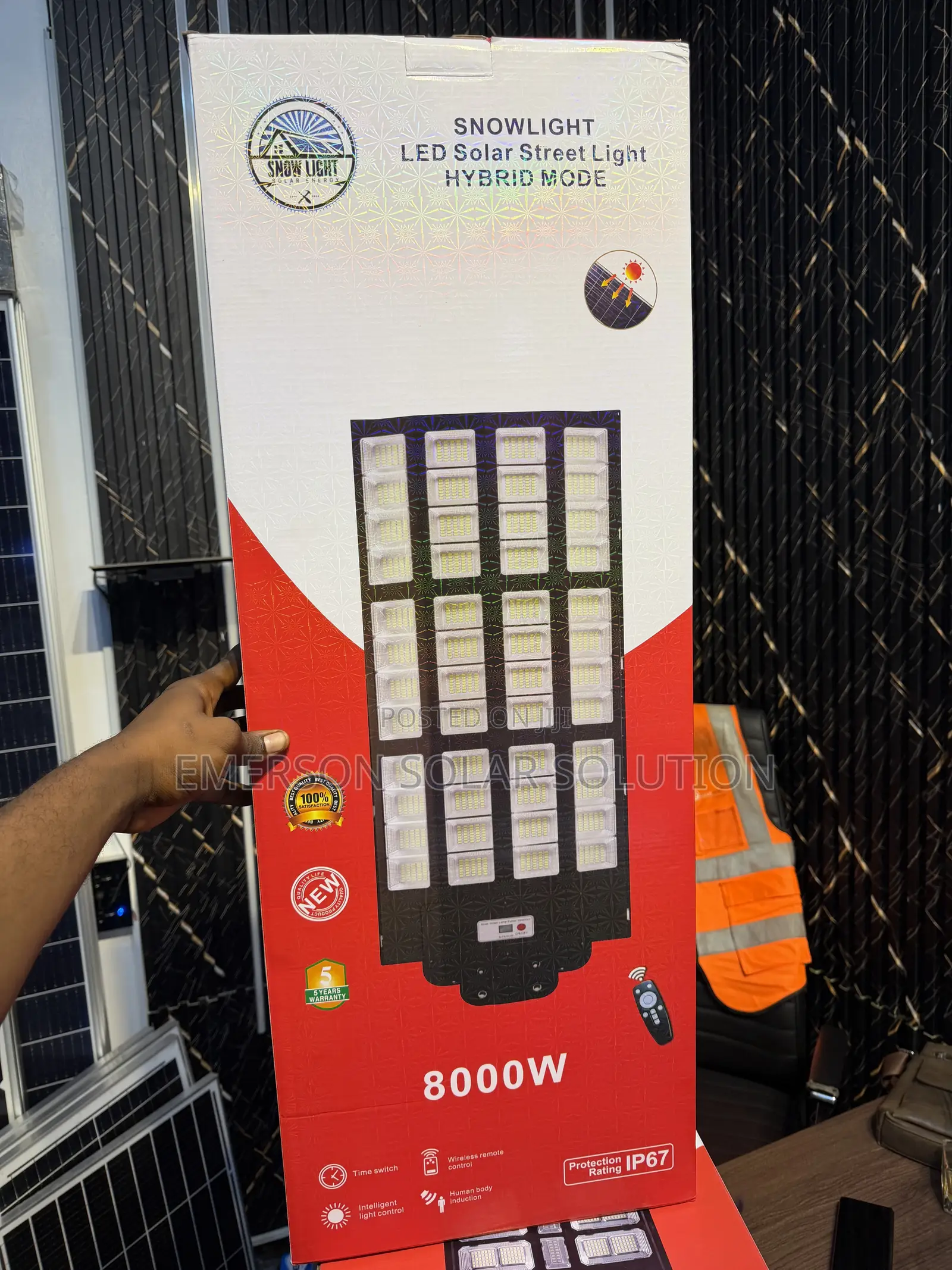 Snowlight 8000W LED Solar Street Light