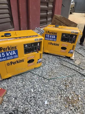 Original 15kVA Perkins Diesel Silent Power Generator