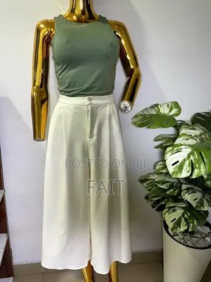 Three Quarter Length Flare Trouser